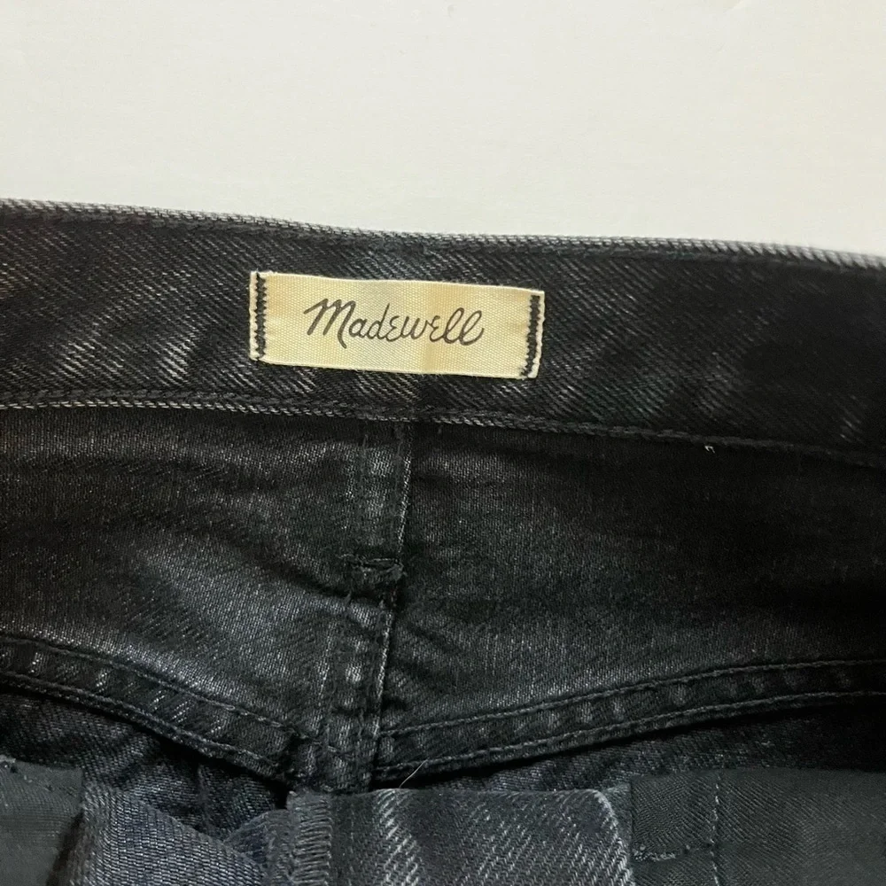 Madewell Black Jean Mini Skirt Size 25 - Picture 4 of 7